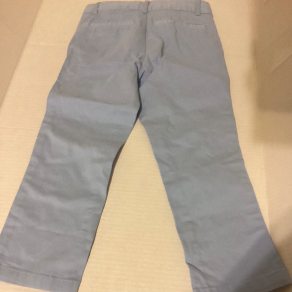 Childrens Place Size 5 skinny stretch chino/khaki pants baby blue - Picture 7 of 7
